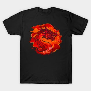 "Eternal Majesty: Dragon Zodiac Wonder Ukiyo-e" - Chinese Zodiac Dragon T-Shirt